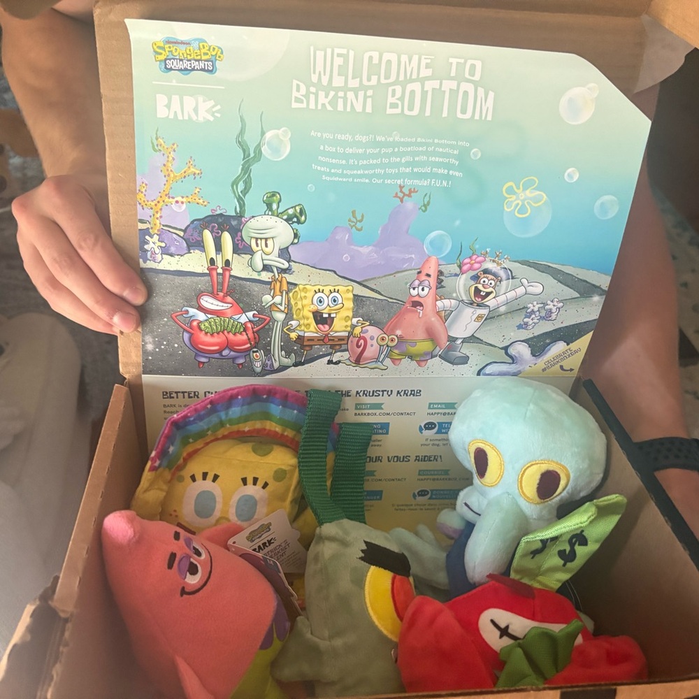 SpongeBob SquarePants Dog Toy Collection
